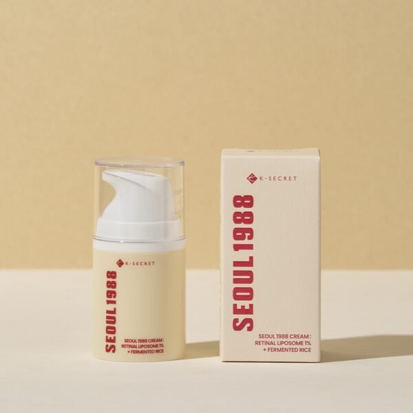 KSECRET SEOUL 1988 Cream: Retinal Liposome 1% + Fermented Rice – 50ml - Image 3