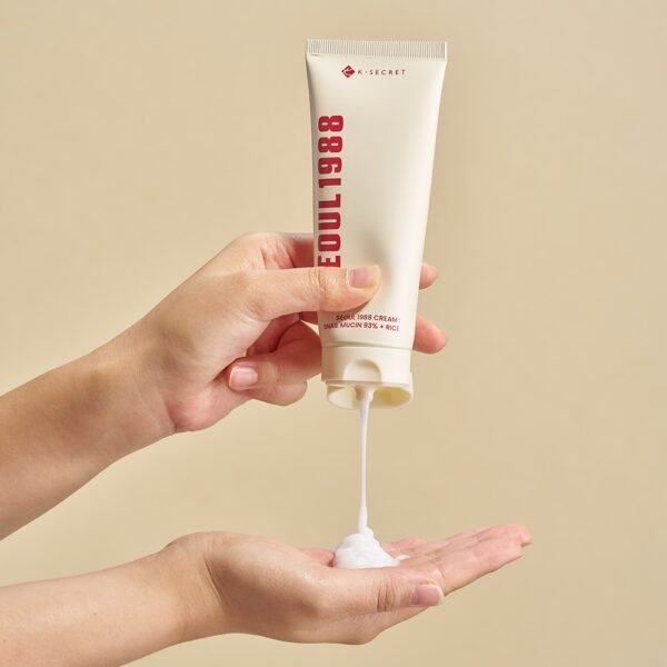 KSECRET SEOUL 1988 Cream: Snail Mucin 93% + Rice – 100ml - Image 5