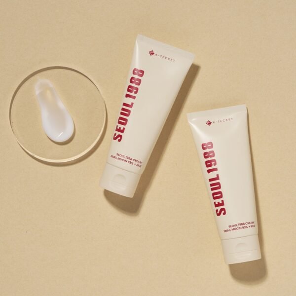 KSECRET SEOUL 1988 Cream: Snail Mucin 93% + Rice – 100ml - Image 6