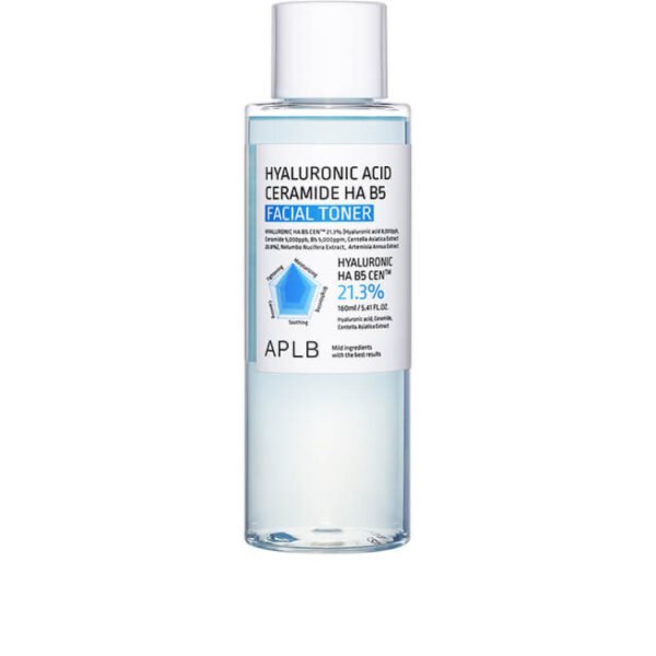 APLB Hyaluronic Acid Ceramide HA B5 Facial Toner 160ml - Image 4