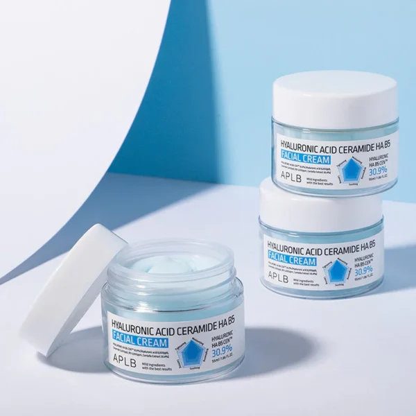 APLB Hyaluronic Acid Ceramide HA B5 Facial Cream 55ml - Image 2