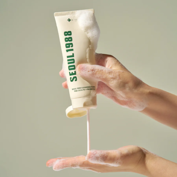 KSECRET SEOUL 1988 Cleansing Foam : Pine Cica 1% + Probiotics 150ml - Image 3
