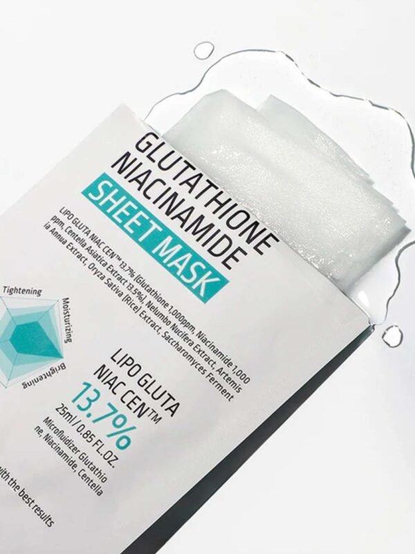 APLB Glutathione Niacinamide Sheet Mask – 25ml - Image 5