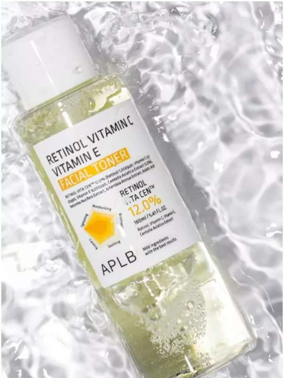 APLB Retinol Vitamin C Vitamin E Facial Toner 160ml - Image 3
