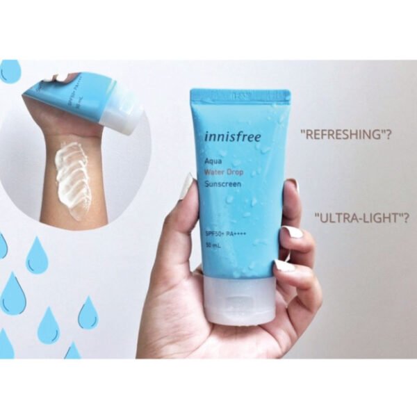 Innisfree – Aqua UV Protection Cream Water Drop SPF50+ PA++++ - Image 3