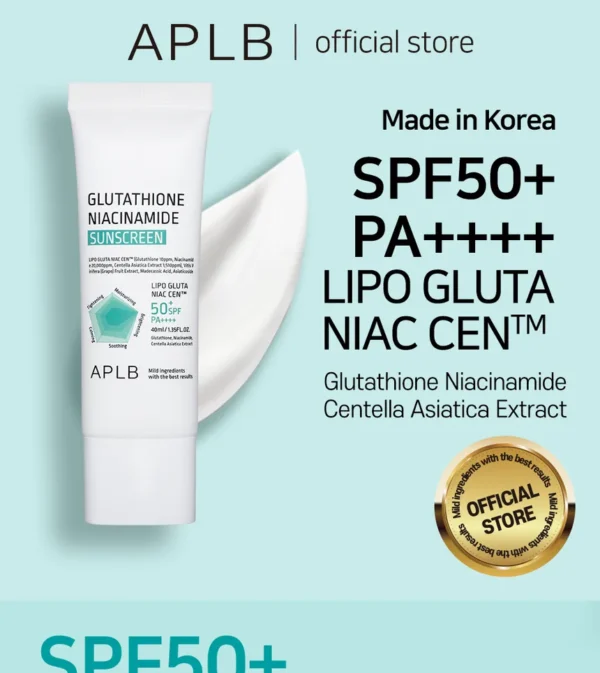 APLB Glutathione Niacinamide Sunscreen 40ml - Image 3