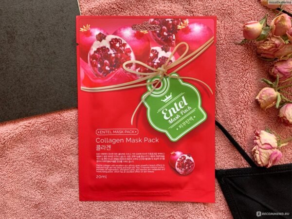 Entel Collagen Mask Pack – Deep Hydration & Anti-Aging Treatment - Image 3