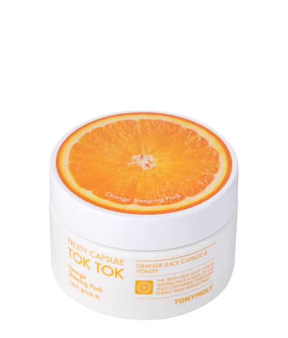 Tony Moly Fruity Capsule Tok Tok Orange Sleeping Pack – 80ml