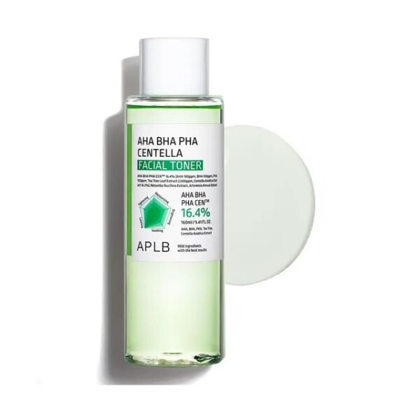 APLB AHA BHA PHA Centella Facial Toner – 160ml - Image 2