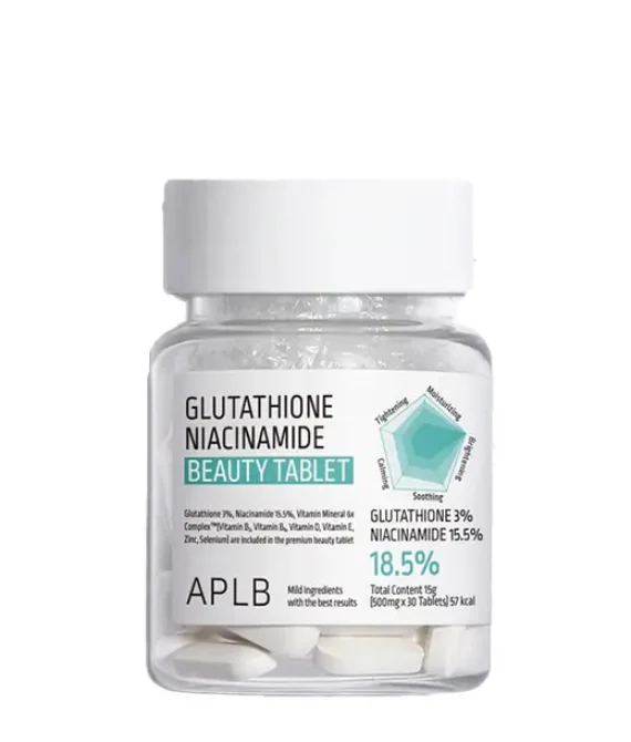 APLB Glutathione Niacinamide Beauty Tablet 500mg x 30 Tablets