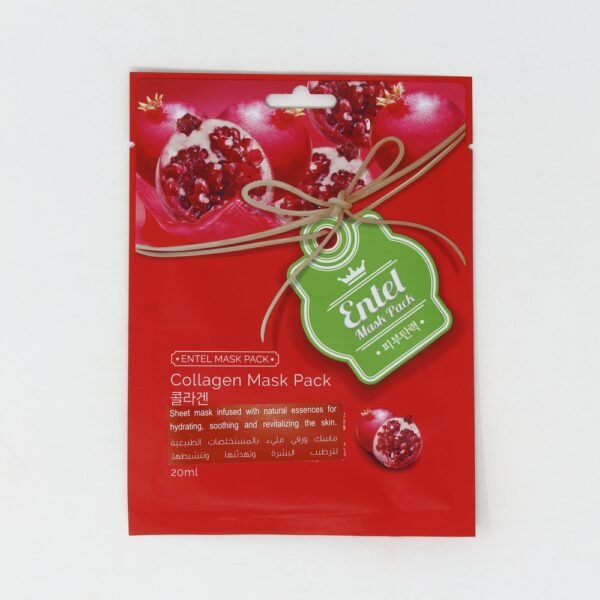 Entel Collagen Mask Pack – Deep Hydration & Anti-Aging Treatment - Image 2