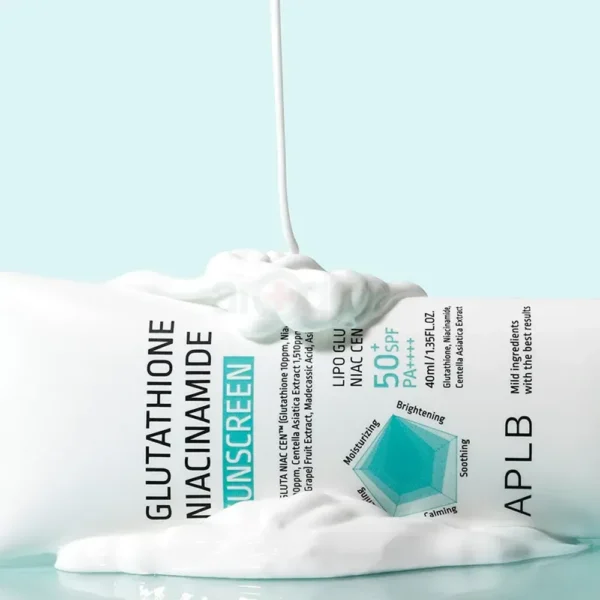 APLB Glutathione Niacinamide Sunscreen 40ml - Image 2