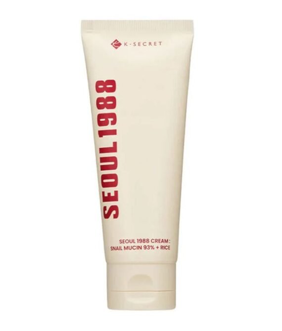 KSECRET SEOUL 1988 Cream: Snail Mucin 93% + Rice – 100ml