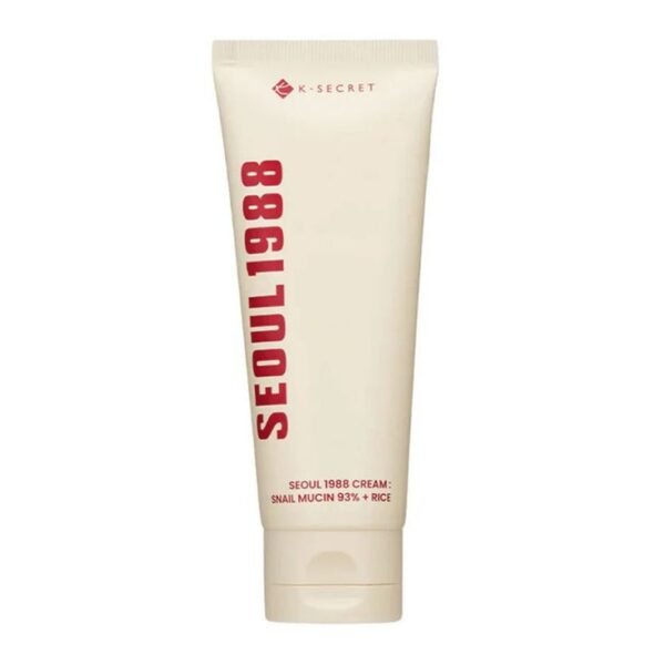 KSECRET SEOUL 1988 Cream: Snail Mucin 93% + Rice – 100ml