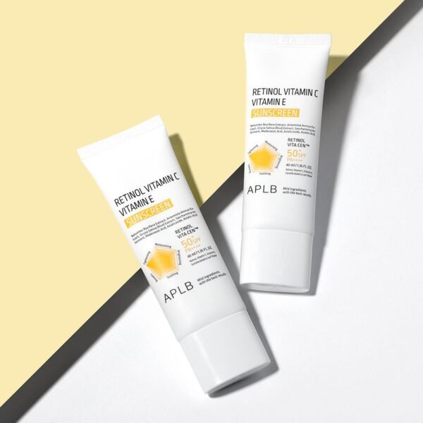 APLB Retinol Vitamin C Vitamin E Sunscreen 40ml - Image 2