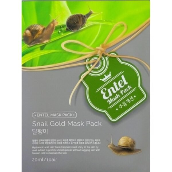 Entel Snail Gold Mask Pack – 20ml - Image 2
