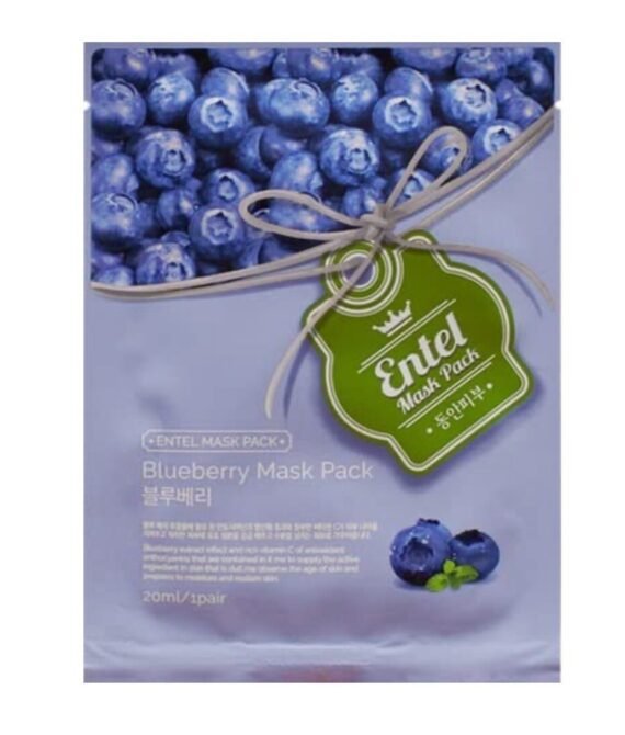 Entel Blueberry Mask Pack – 20 ml Sheet Mask