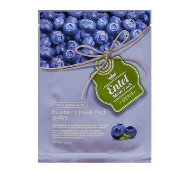 Entel Blueberry Mask Pack – 20 ml Sheet Mask