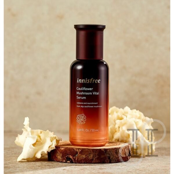 INNISFREE Cauliflower Mushroom Vital Serum – 50ml - Image 4